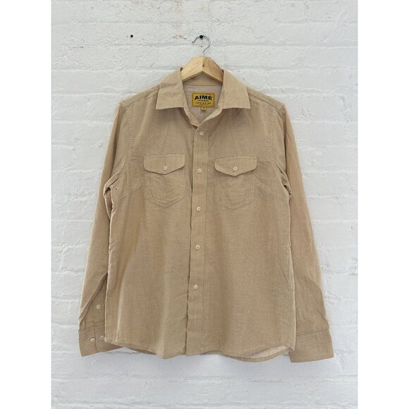 【新品】Aime Leon Dore Work Shirt Aime Leon Dore Printed Twill Work Shirt Red Men's - FW23 - US